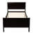 Wood Twin Bed Frame: Platform With Headboard, And Robust Support Size Solid In - Headboard & , No Box Spring Requirement-1918449585