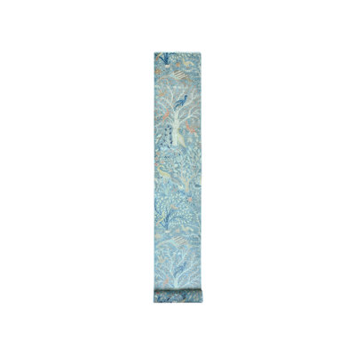 2'6"x25'4" Blue Afghan Peshawar Birds Design Wool Hand Knotted Runner Rug E72A1476D35F48FDB5BB09DCED705AFD
