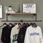 Industrial Pipe Clothing Rack With Top Shelf