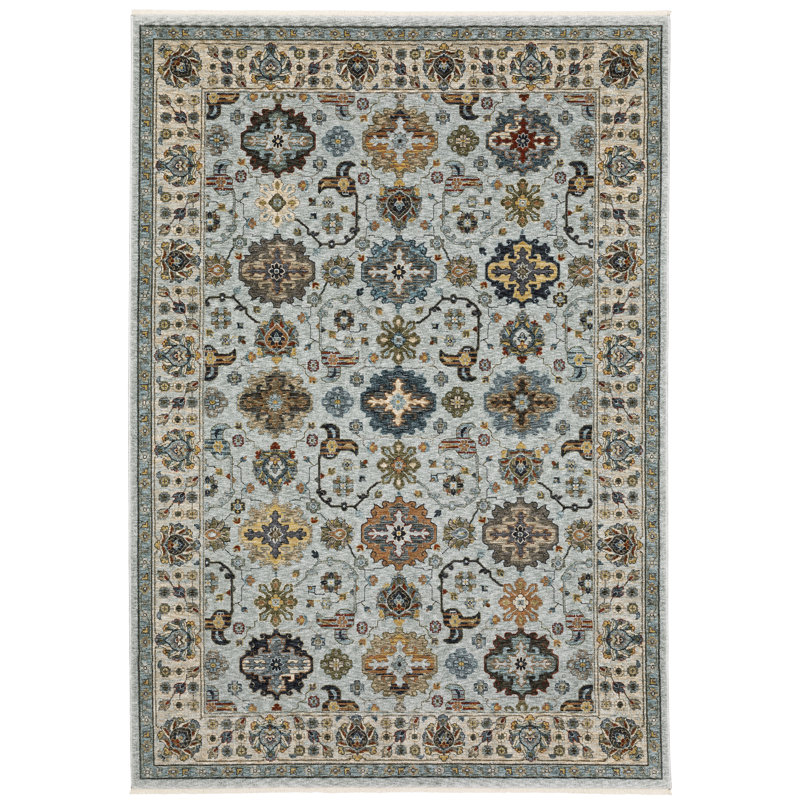 Hovis Oriental Indoor Rug, Rectangle 9'10" x 12'10"