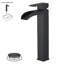 Robinet de lavabo vasque à poignée simple avec drain-109681729