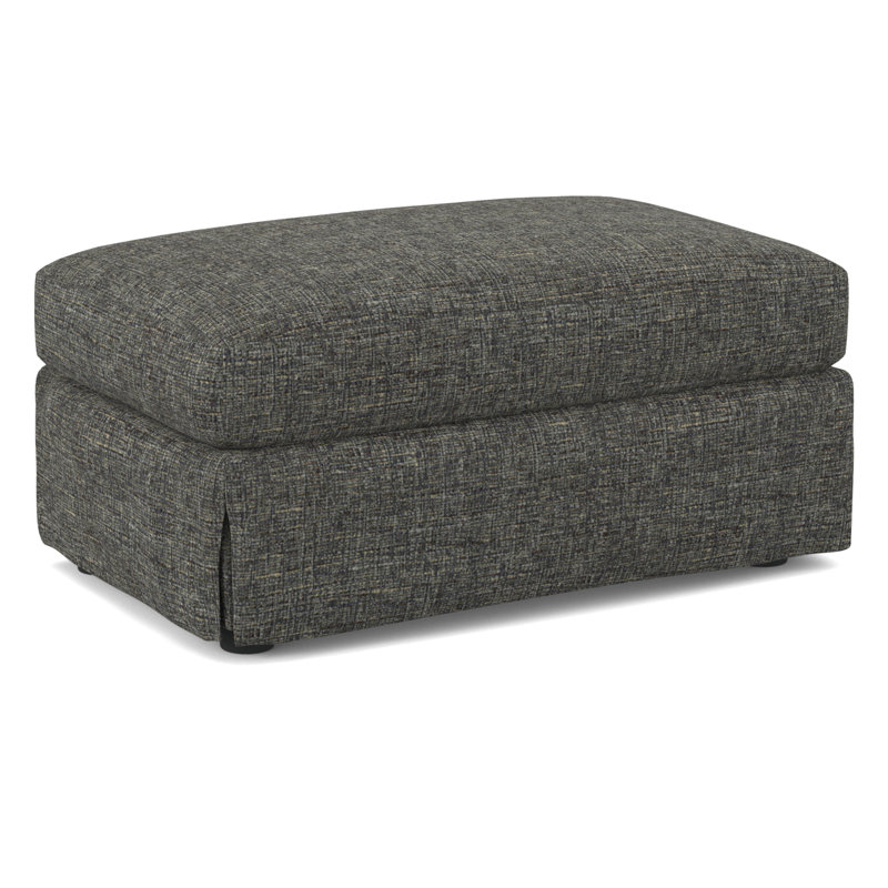 Upholstered Ottoman, Black, 61536-78