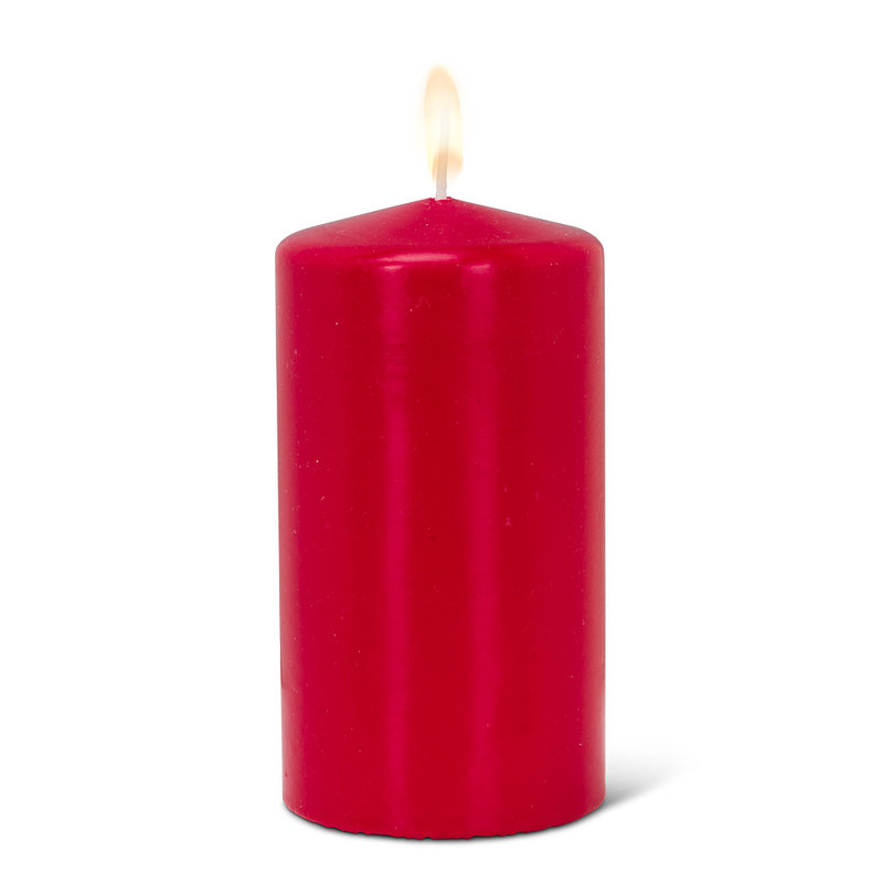 Bougie sans parfum, H 5 po x l 2,70 po x P 2,75 po