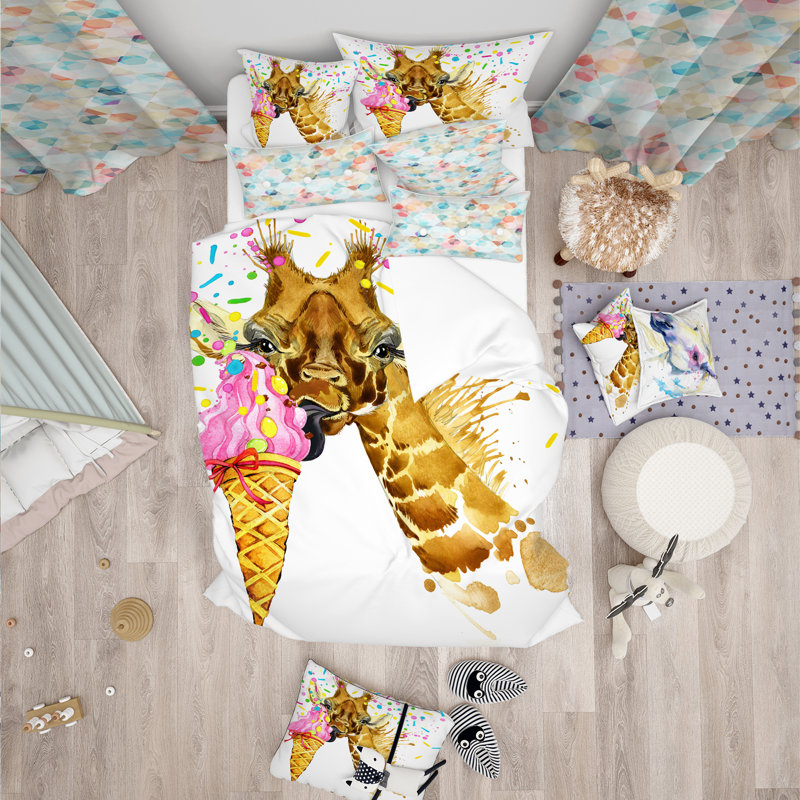 Ensemble de housse de couette tropical, Housse de couette double / grand + 2 taies