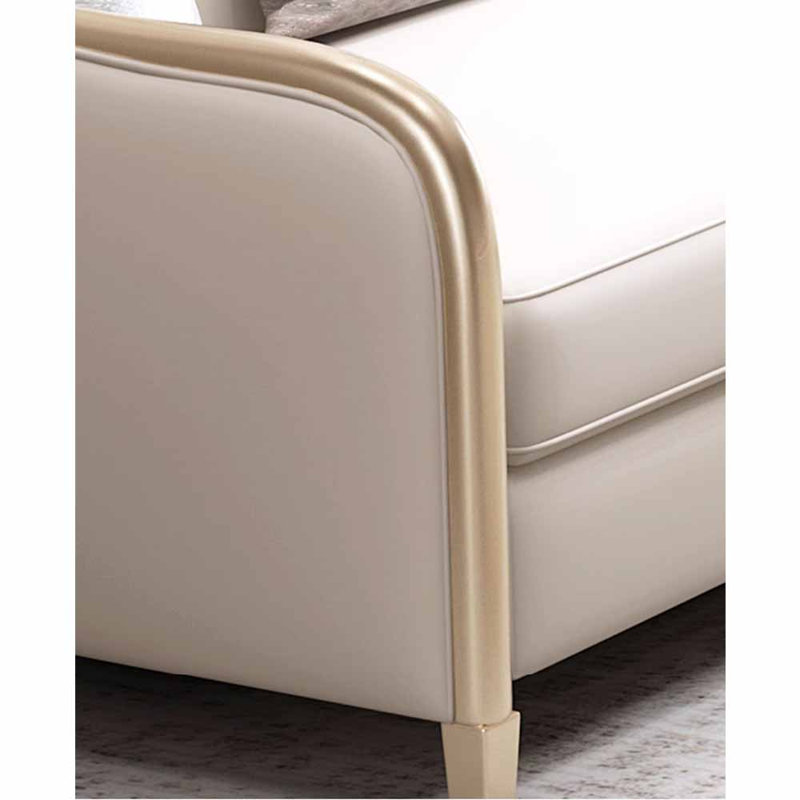 86.6'' Leather Sofa