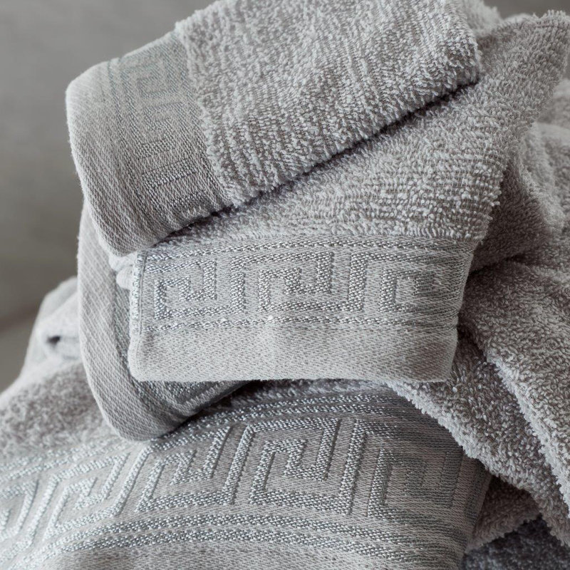  3 Piece Bath Sheet Same-Size Bale, Grey, 2x Bath Sheet