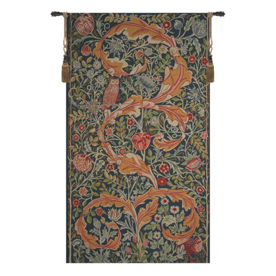 Owl And Pigeon III Tapestry Wall Art