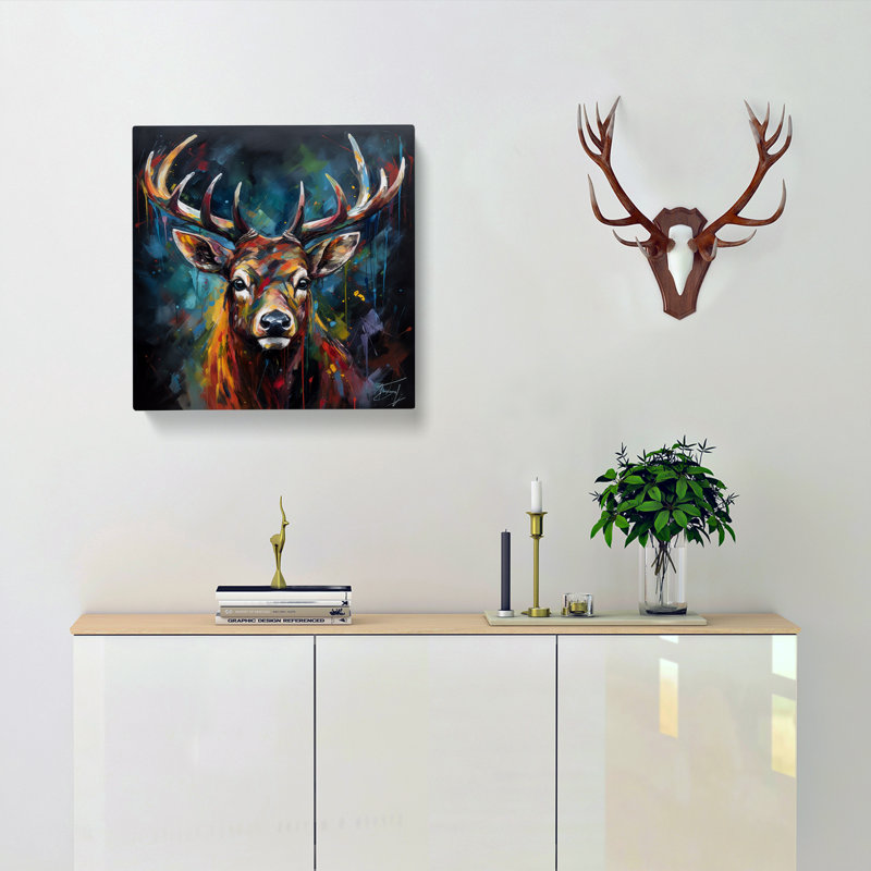 Stag Expressionism - No Frame Print