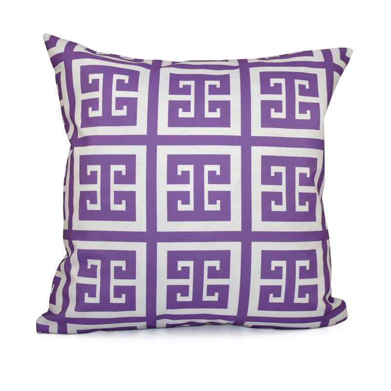 Reversible Throw Pillow, Heather, 18" H x 18" W