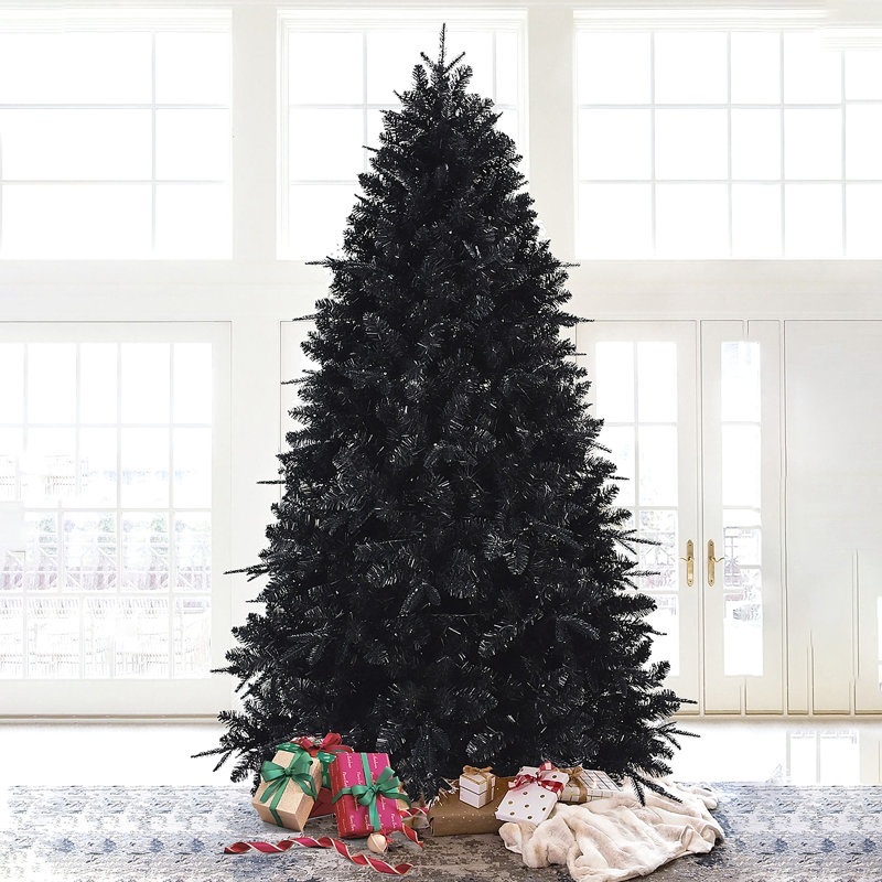  Arbre de Noël avec 600 lumières DEL blanches, 2486 pointes d'arbre artificiel PE + PVC, 100'