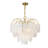 Khrystyne - Chandelier - Brushed Brass - 10-Light