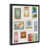 Cadre flottant noir de jais