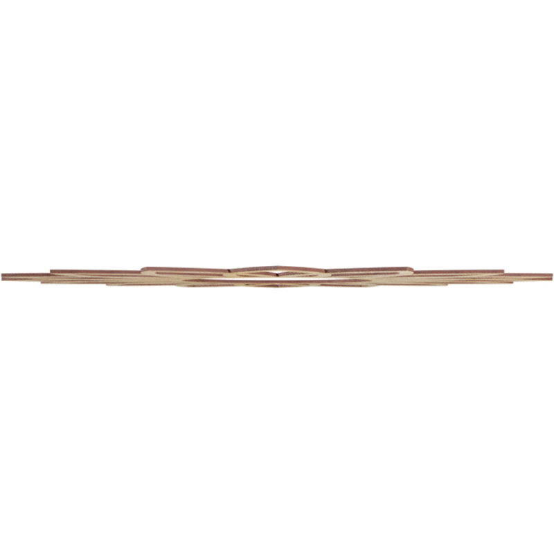 Médaillon de plafond en bois Daisy, H 38 po x l 38 po x P 0,25 po, Bouleau