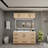 Victoria 60'' Freestanding Vanity with Single Reinforced Acrylic Sink + Top Cabinet-100853527