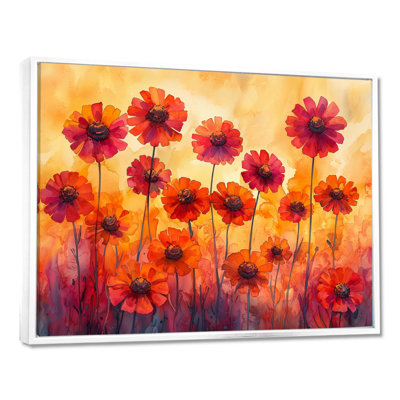 Art mural «Mersepress - Zinnias»