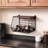 Coffee Bar Organizer with Shelf for K Cup and Espresso Pods, Wire Coffee Station Organizer for Countertop, Hanging Basket for Kitchen Storage