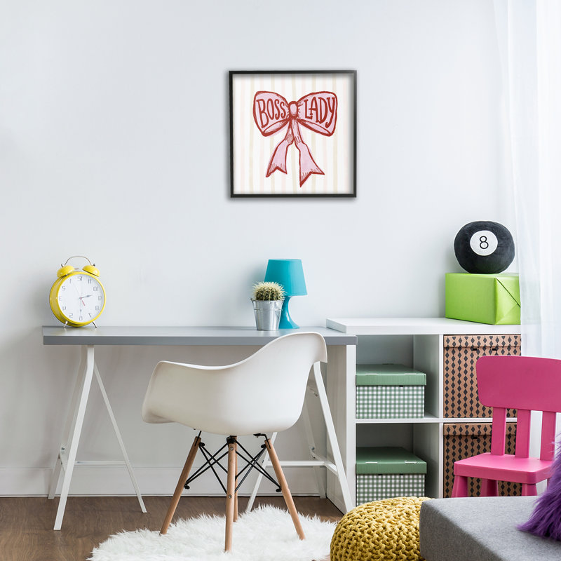 Estampe numérique Boss Lady, Giclée encadrée noir minuit, H 12 po x l 12 po