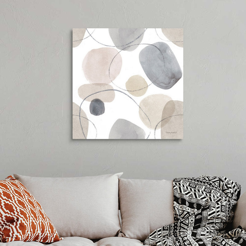 «Think Neutral 14» par Lisa Audit - reproduction d'art, Toile tendue, H 30 po x l 30 po x P 1,25 po