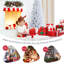 Arbre de Noël régulier blanc en PVC artificiel réaliste-935957163