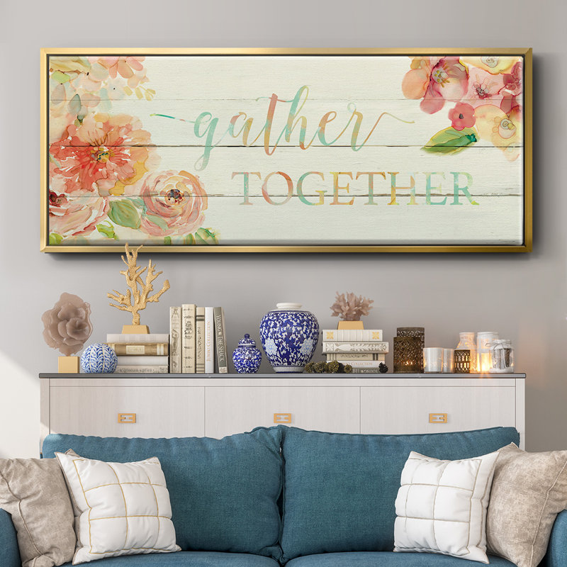 «Gather Together», toile encadrée