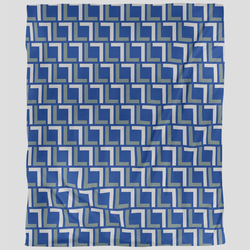 Housse de couette simple, Housse de couette simple TG, Bleu / vert / blanc, Microfibre