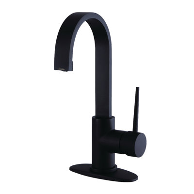 Robinet de salle de bain monocommande à fixation sur comptoir à 1 trou Kingston Brass