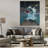 Fish Out Of Water Shark Canvas, design by Vincent Hie-1488899570