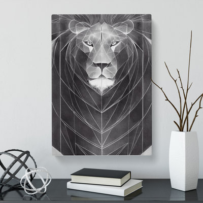 Lion View - Wrapped Canvas