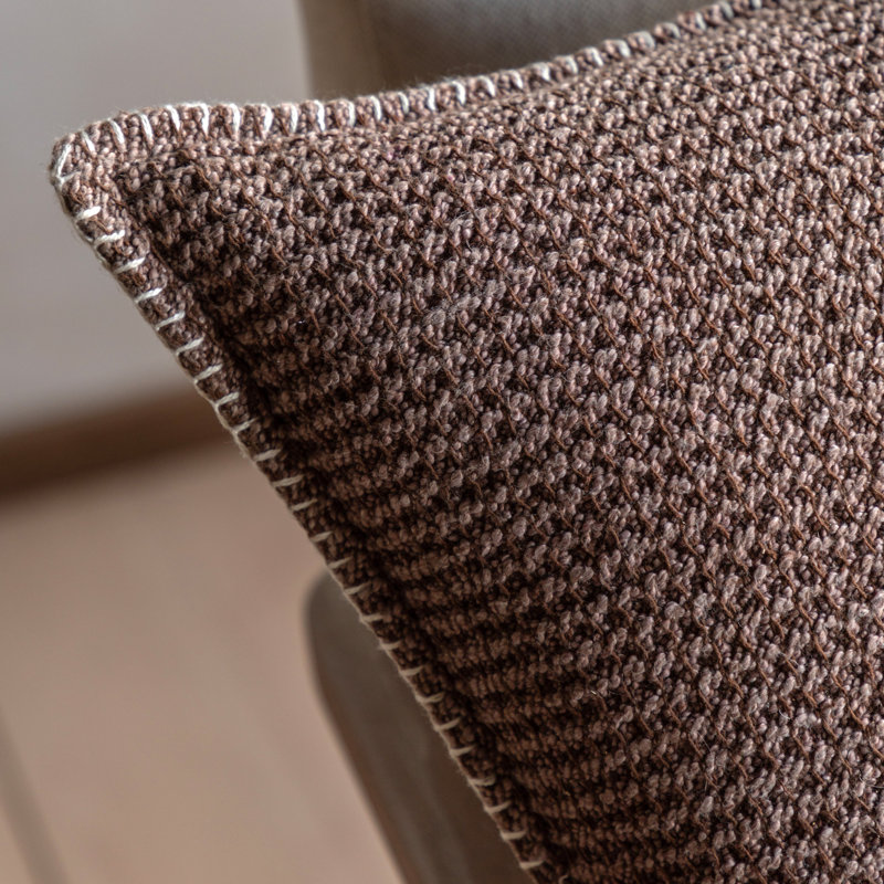 Square Cushion, Brown