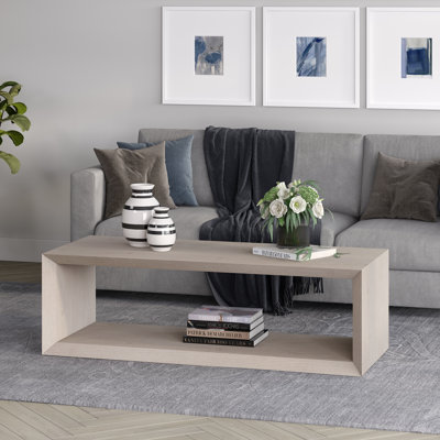 Wander Solid Coffee Table with Storage