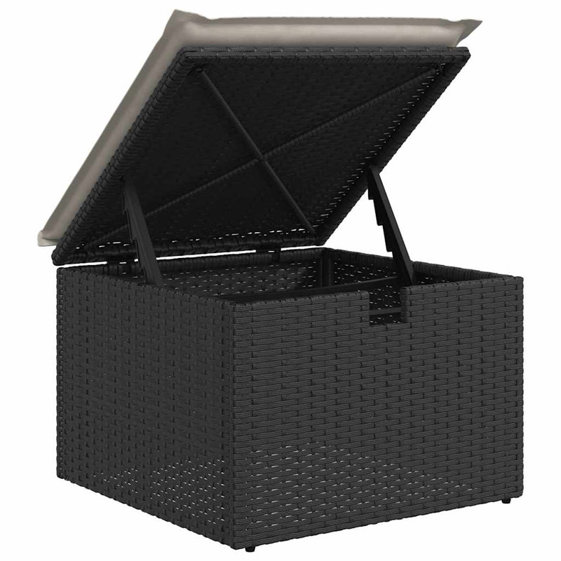 Ensemble de canapé de jardin en rotin PE 7 pièces Vidaxl