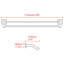 Porte-serviettes mural 29 po-86200041