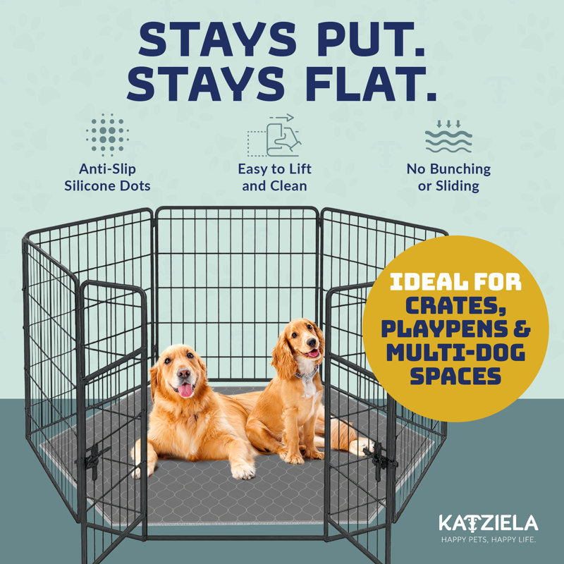 Surmatelas réutilisable Katziela, L 72 po x P 72 po x H 1 po