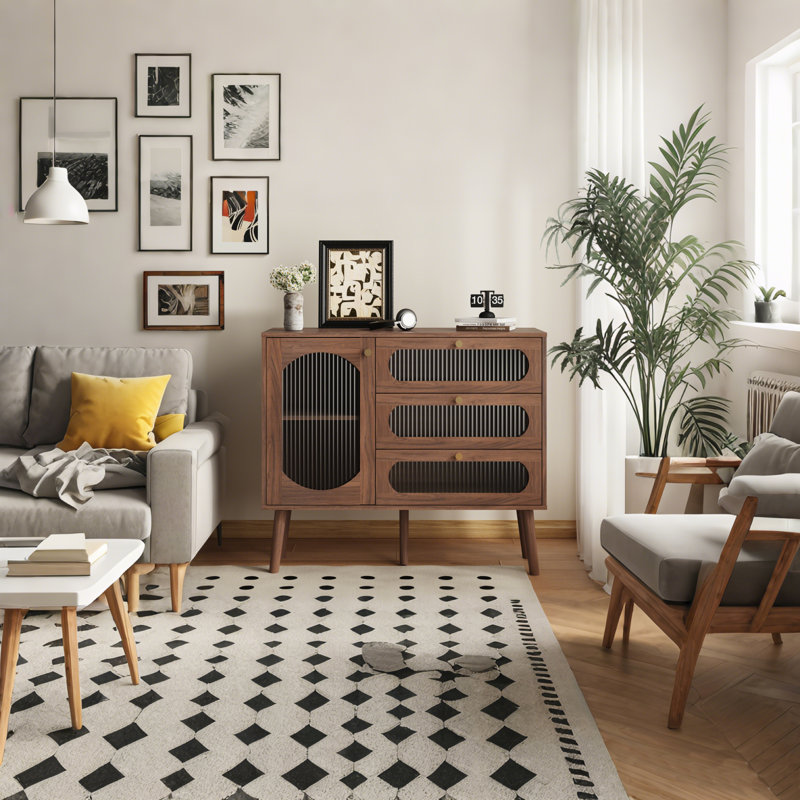 Accent Cabinet With 3 Drawers