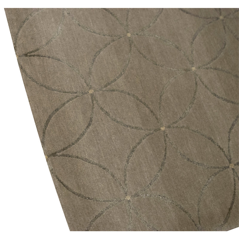 Handmade Silk and Wool Area Rug