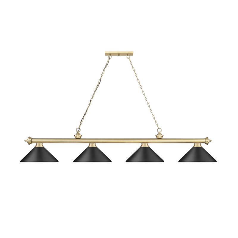 Billard, H 14,5 po x l 14 po x P 81,75 po, Noir mat