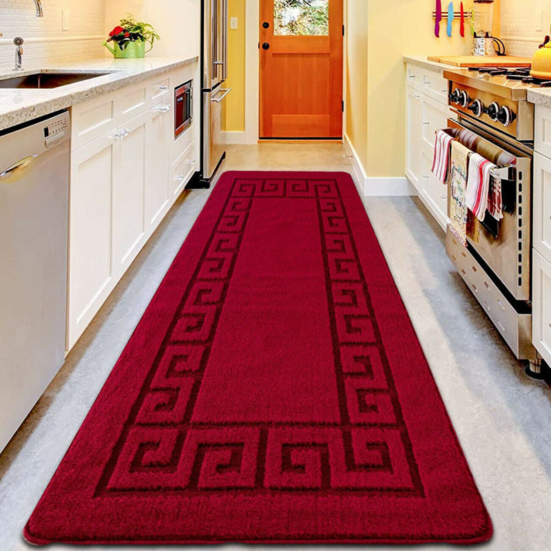Buerkle Solid Colour Area Rug, Runner 80 x 330cm