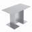 Rectangular Console Table with Storage Shelf