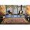 Brown Ivy Floral Modern Pattern Woven Base Washable Decorative Rug
