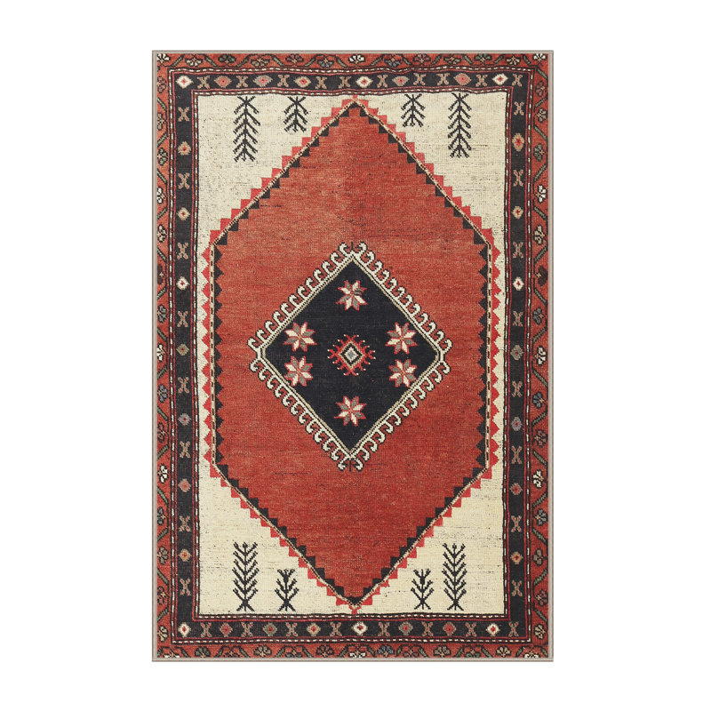 Oriental Indoor Rug, Rectangle 7' x 10'