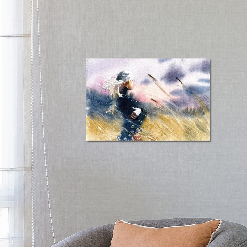 Evening by Marina Ignatova - Wrapped Canvas Painting, 101.6 cm H x 66.04 cm W x 1.91 cm D