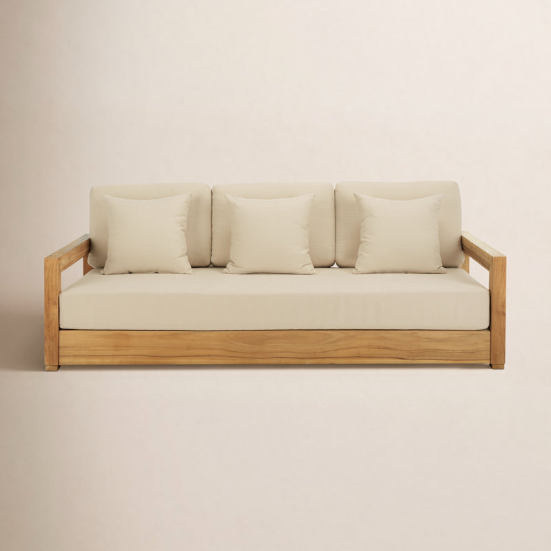 Housse de coussin Melrose, Beige