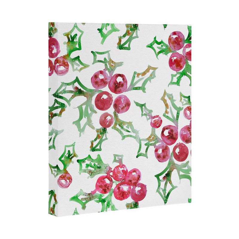 «All I Want For Christmas», reproduction, H 10 po x l 8 po, Toile tendue