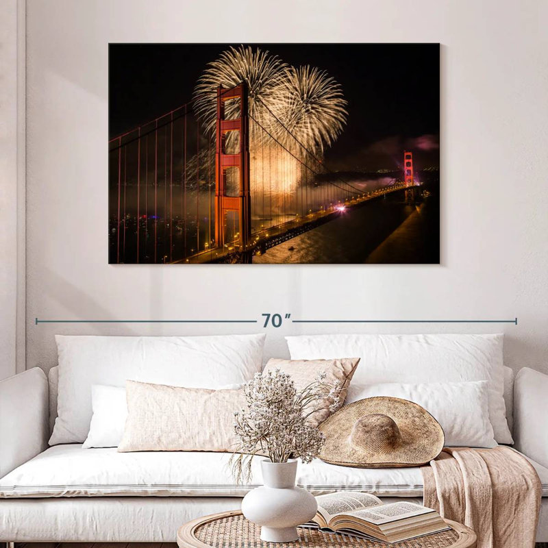 Lilie Golden Gate Bridge Celebration, 32" H x 48" W