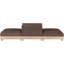 Canapé modulaire 3 pièces en tissu chenille 120 po Turin-407773572-407773592