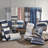 Nautica Adelson Cotton Reversible Navy Quilt-15425095