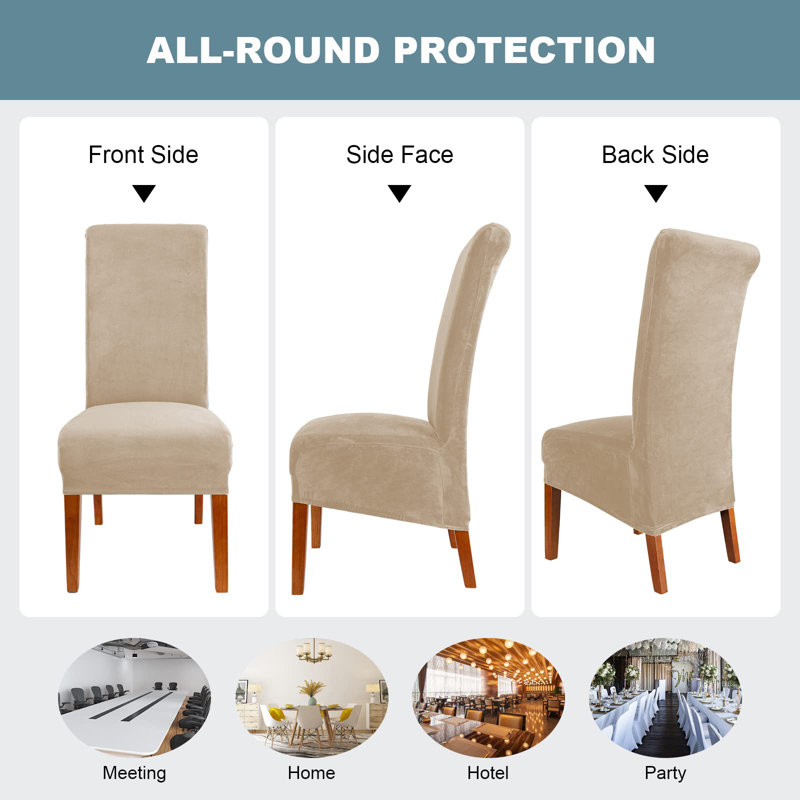 Bentleigh Dining Chair Slipcover, Beige