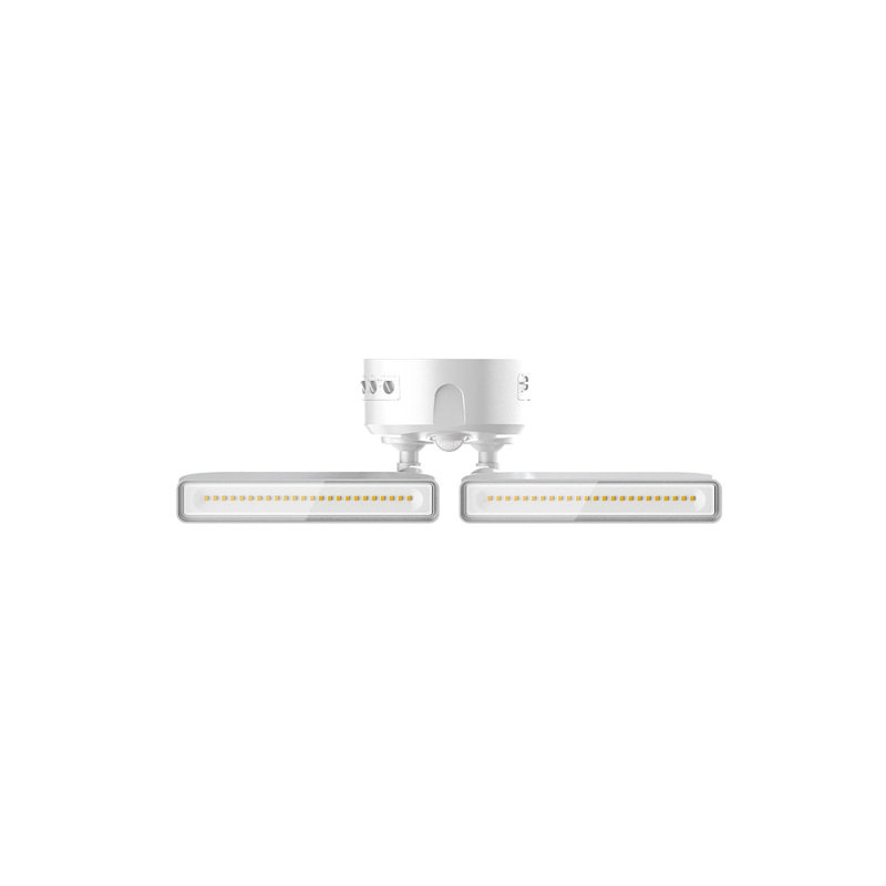Projecteur à DEL mince - 2 000 lumens - 5 tasses au choix 2700K-5000K, Blanc