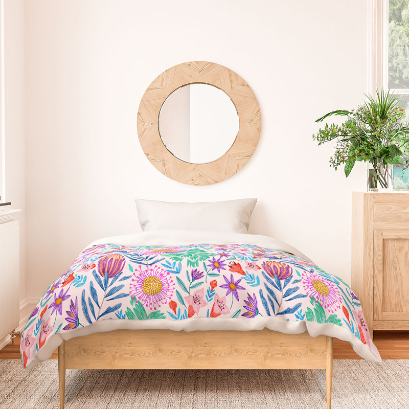 Housse de couette en microfibre, Housse de couette double et 2 taies décoratives s