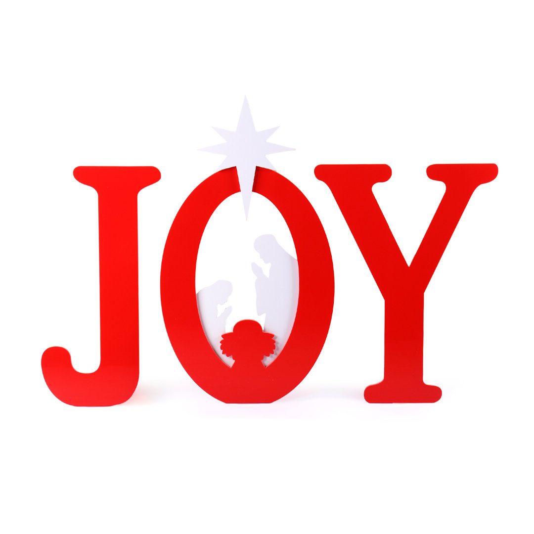 Outdoor Red Art Joy Nativity Set Christmas Decoration The Holiday Aisle® 